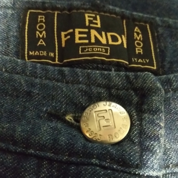 Fendi Denim - BRAND NEW Vintage Fendi Denim Jeans
